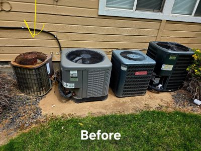Before Old Outdoor Hvac Unit Replacement