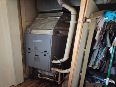 Gas Furnace Pipe Installation