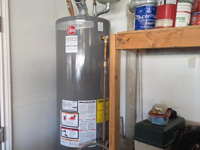 Newly Replaced Gas Water Heater